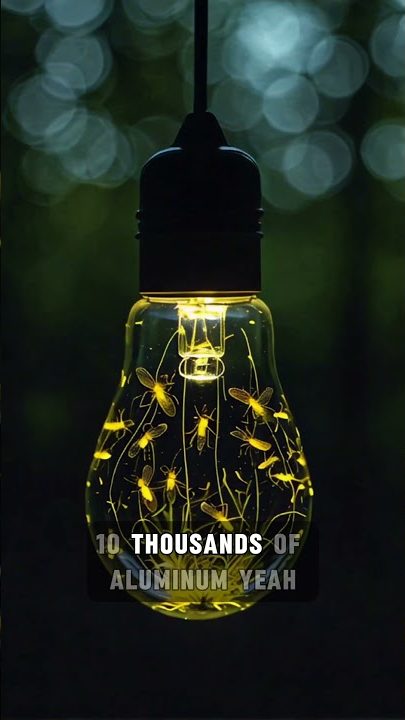 How many lightning bugs equal a light bulb?